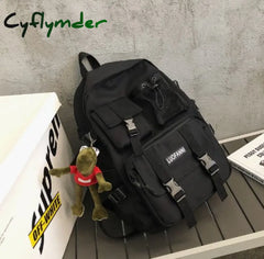 Cyflymder Tooling Men Women Backpack Female Large Capacity School Backpacks For Teens Harajuku