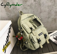Cyflymder Tooling Men Women Backpack Female Large Capacity School Backpacks For Teens Harajuku