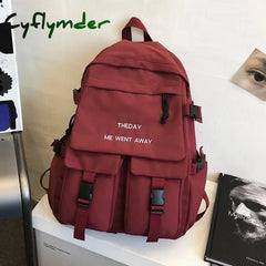 Cyflymder Tooling Style Women’s Backpacks Large Capacity School Bags For Teens Korean Harajuku