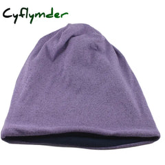 Cyflymder Top Fashion Winter Adult Men Women Warm Beanies Skullies Casual Hip Hop Solid Soft Outdoor Hat Girls Colorful