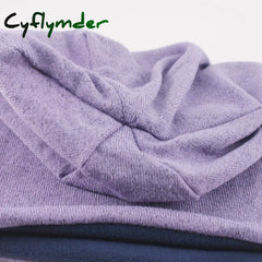 Cyflymder Top Fashion Winter Adult Men Women Warm Beanies Skullies Casual Hip Hop Solid Soft Outdoor Hat Girls Colorful