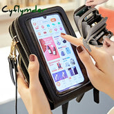 Touchable Cell Phone Shoulder Bags Women Multi-functional Pocket Mini Crossbody Bag Card Purse Ladies Small Female Messenger Bag