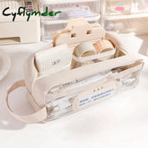 Cyflymder Transparent Large Capacity Pencil Bag Ins Style School Case Pen Aesthetic Stationery