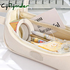 Cyflymder Transparent Pencil Case Estuches Escolares Pencilcase Large Capacity School Supplies Trousse Cute Stationery