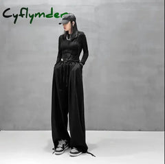 Cyflymder trashy outfits High-waisted Slimming Casual Versatile Harem Pants Loose-fit Wide-leg Bloomers For Women