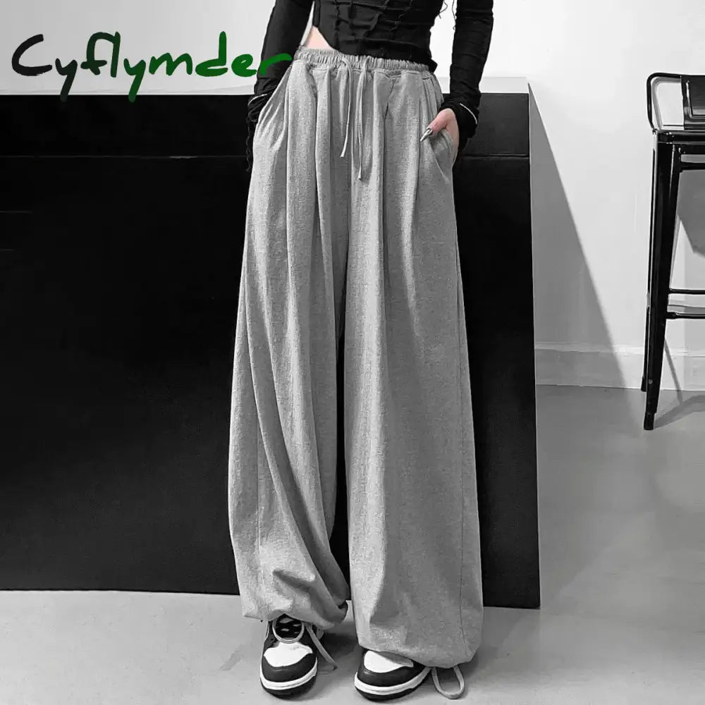 Cyflymder trashy outfits High-waisted Slimming Casual Versatile Harem Pants Loose-fit Wide-leg Bloomers For Women