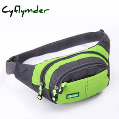 Cyflymder Travel Bum Bag Fanny Pack Waist Zipped Outdoor Sports Shoulder Pouch Men Women Packs