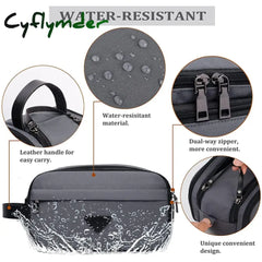 Cyflymder Travel Business Toiletry Bag Waterproof Shaving Dopp Kit For Men Women Shower Bathroom