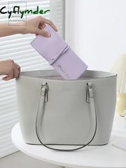 Cyflymder Travel Makeup Brushes Case Luxury Foldable Roll Bag Organizer Pouch Portable Eyebrow