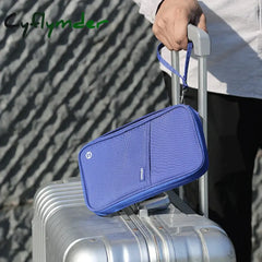 Cyflymder Travel Wallet For Family Passport Holder Waterproof Document Case Organizer Accessories