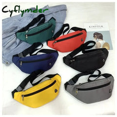 Cyflymder Travel Women Men Male Waist Bag Pack Casual Functional Belt Shoulder Sports Pouch Phone
