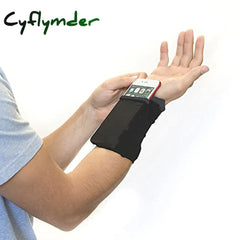 Cyflymder Travel Wrist Wallet Pouch Portable Pocket Key Zipper Sport Belt Bag Running