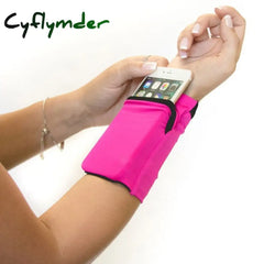 Cyflymder Travel Wrist Wallet Pouch Portable Pocket Key Zipper Sport Belt Bag Running
