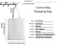 Cyflymder Treat People With Kindness Letter Casual Harry Styles Fashion Canvas Big Capacity