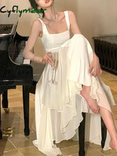 Trendy Dresses for Women Sleeveless Square Collar Party Dress Loose A Line Midi Square Collar 2023 New Summer Prom Dresses