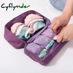 Cyflymder Underwear Luggage Storage Bag Travel Bra Organizer Women Men Socks Cosmetics Clothes