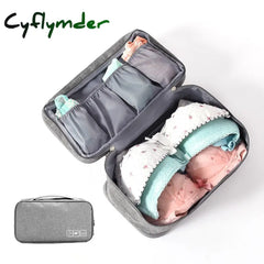 Cyflymder Underwear Luggage Storage Bag Travel Bra Organizer Women Men Socks Cosmetics Clothes
