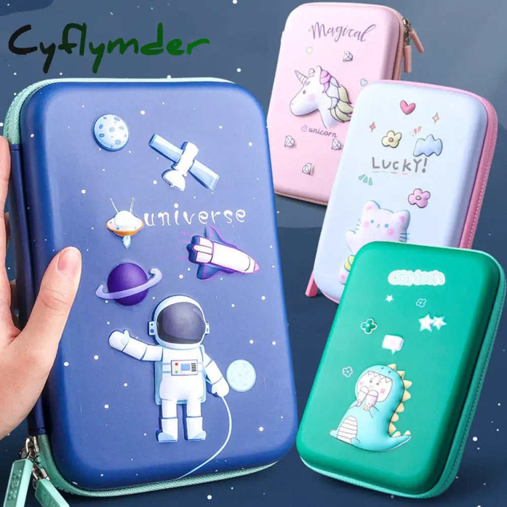 Cyflymder Unicorn Pencil Cases Kawaii School Case Student Pencilcases Stationery Trousse Scolaire