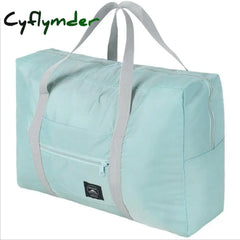 Cyflymder Unisex Nylon Foldable Travel Bag Waterproof Large Capacity For Women Luggage Folding