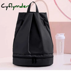 Cyflymder Unisex Waterproof Swimming Backpack Men Duffle Beach Bags Women Gym Seperate Room For