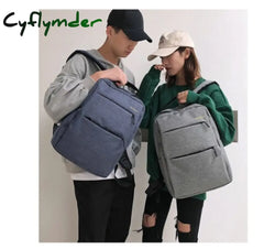 Cyflymder Usb Charging Canvas Backpack 3 Pcs/Set Women School Backpacks Schoolbag For Teenagers Man