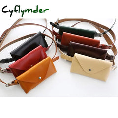 Cyflymder Waist Bag Ladies Fashion Genuine Leather Women Belt Bags Waterproof Chest Belly Pouch