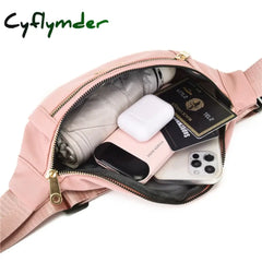 Cyflymder Waist Bags For Women Oxford Leisure Color Bag Shoulder Crossbody Chest Handbags All-Match