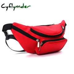 Cyflymder Waterproof Camouflage Fanny Pack For Men Travel Ride Nylon Phone Walking Hip Bum Bag Belt