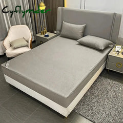 Cyflymder Waterproof Mattress Cover With Zipper Six Sides All Inclusive Mattress Cover King Queen Quilted Bed Fitted