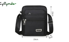 Cyflymder Waterproof Men Crossbody Bags Male Nylon Shoulder Bags Boy Messenger Bag Man Handbags For Travel Casual Large