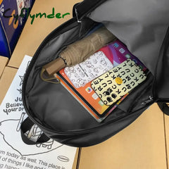 Cyflymder Woman Backpack New Leather Rucksack Women’s Knapsack Travel Bagpacks School Bags For