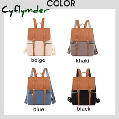 Cyflymder Women Backpack Bags New Fashion Travel Waterproof Large Capacity Laptop Backbag Girl