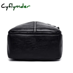 Cyflymder Women Backpack Designer High Quality Leather Bag Fashion School Bags Multifunction Large