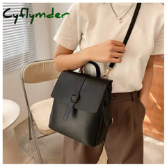 Cyflymder Women Backpack New Shoulder Bag Multi-Purpose Fashion Ladies Small Travel For Girls