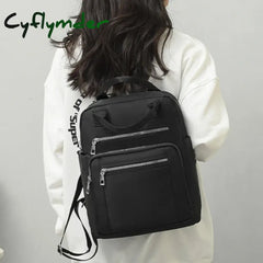 Cyflymder Women Backpack Travel Casual Waterproof Oxford Shoulder Bags Female Large Capacity