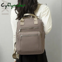 Cyflymder Women Backpack Travel Casual Waterproof Oxford Shoulder Bags Female Large Capacity