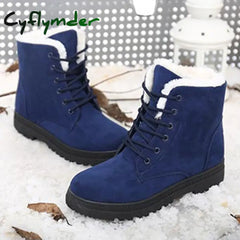 Cyflymder Women Boots Snow Plush Women Shoes Platform Boots For Women Fashion Keep Warm Women’s Boots Flat New Botas