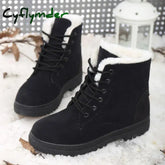 Cyflymder Women Boots Snow Plush Women Shoes Platform Boots For Women Fashion Keep Warm Women’s Boots Flat New Botas