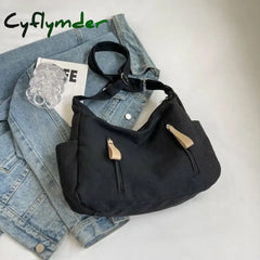 Cyflymder Women Crossbody Bag Luxury Designer Oblique Cross Single Shoulder Bag Large Capacity Handbags Retro Fanny