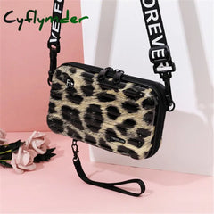 Cyflymder Women Handbag Fashion Shoulder Bags For Ladies New Mini Suitcase Shape High Quality Pvc