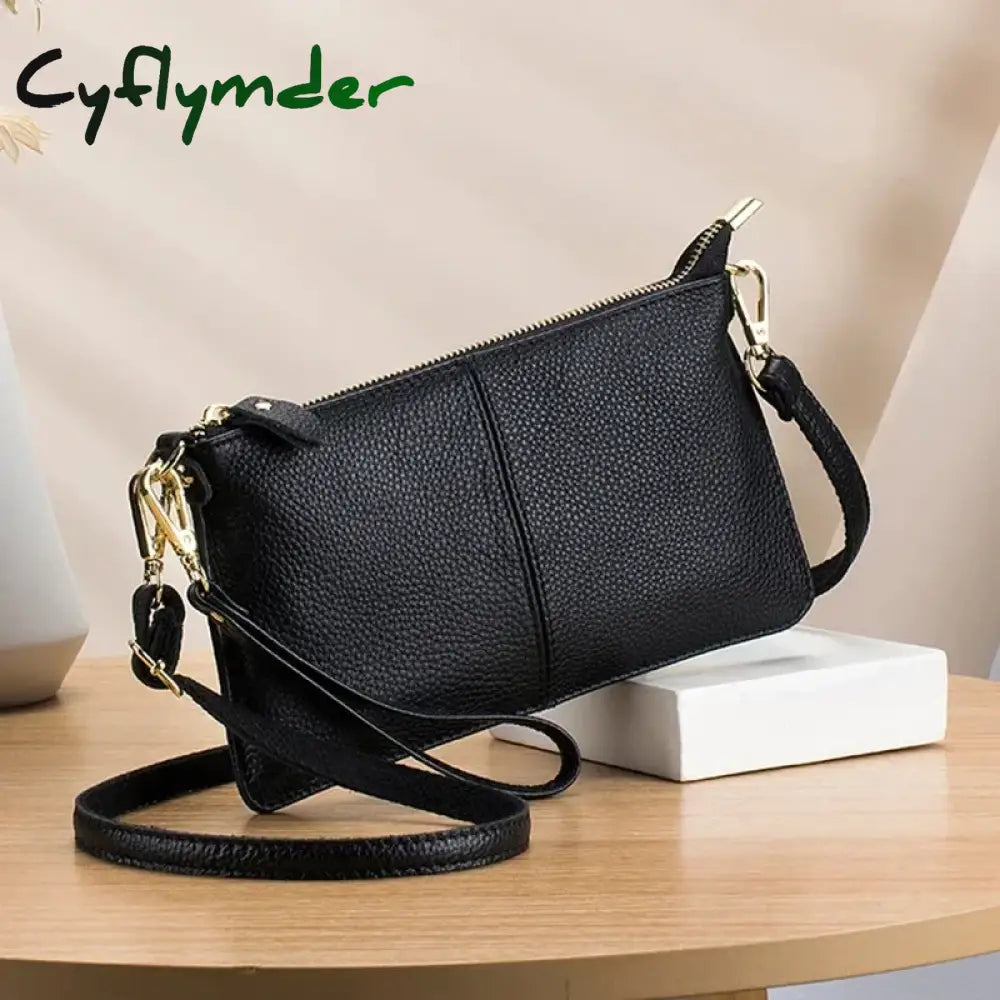 Cyflymder Women Handbags Fashion Soft Genuine Leather Crossbody Bags Large Capacity Shoulder Bags For Women Portable