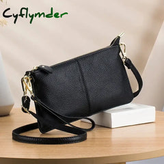 Cyflymder Women Handbags Fashion Soft Genuine Leather Crossbody Bags Large Capacity Shoulder Bags For Women Portable