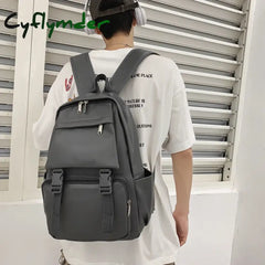 Cyflymder Women Large Capacity Backpack High Quality Leather Female School Bags For Teenage Girls