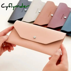 Cyflymder Women Long Envelope Wallets Leather Money Clutch Bag Multifunctional Female Purse Holiday Purses for Women