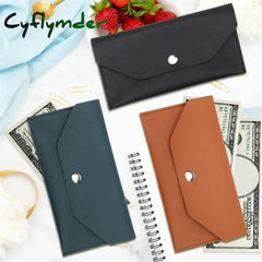 Cyflymder Women Long Envelope Wallets Leather Money Clutch Bag Multifunctional Female Purse Holiday Purses for Women