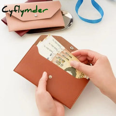 Cyflymder Women Long Envelope Wallets Leather Money Clutch Bag Multifunctional Female Purse Holiday Purses for Women