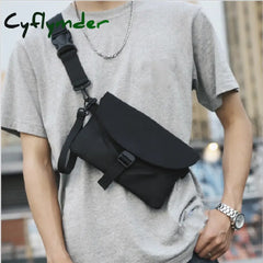 Cyflymder Women Messenger Bags Ins Fashion Solid Color Chest Bag Female Buckle Min Square Designer