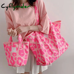 Cyflymder Women Shoulder Bag Canvas Totes Girl Fashion Casual Large Capacity Shopper With Snap Cute