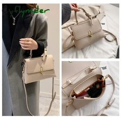 Cyflymder Women Shoulder Handbag Solid Color Messenger Small Square Bag Handmade Customized Diy