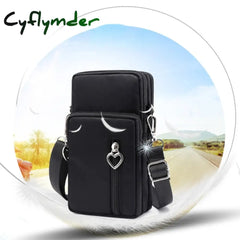 Cyflymder Women Shoulders Bag Shoulder Strap Messenger Chest Wallet Multifunction Mobile Phone Coin
